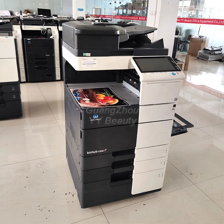 Guangzhou Factory Refurbished Konica Minolta Bizhub C558 Laser Printers Copiers Used General Type