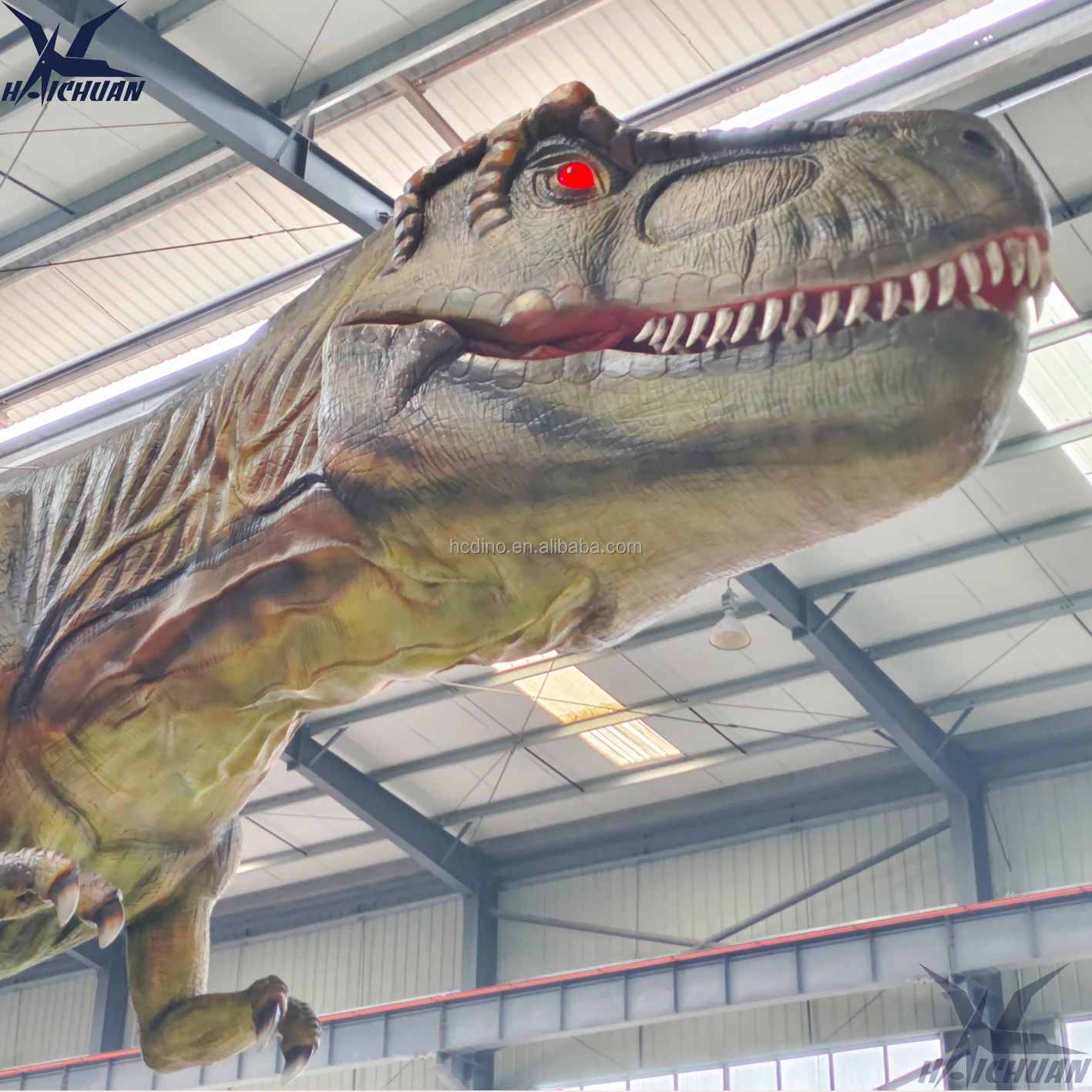 Jurassic Park Dinosaur Moving Large Dinosaur Figures Life-size Robotic Dinosaur T-rex Dino Animatronics for sale