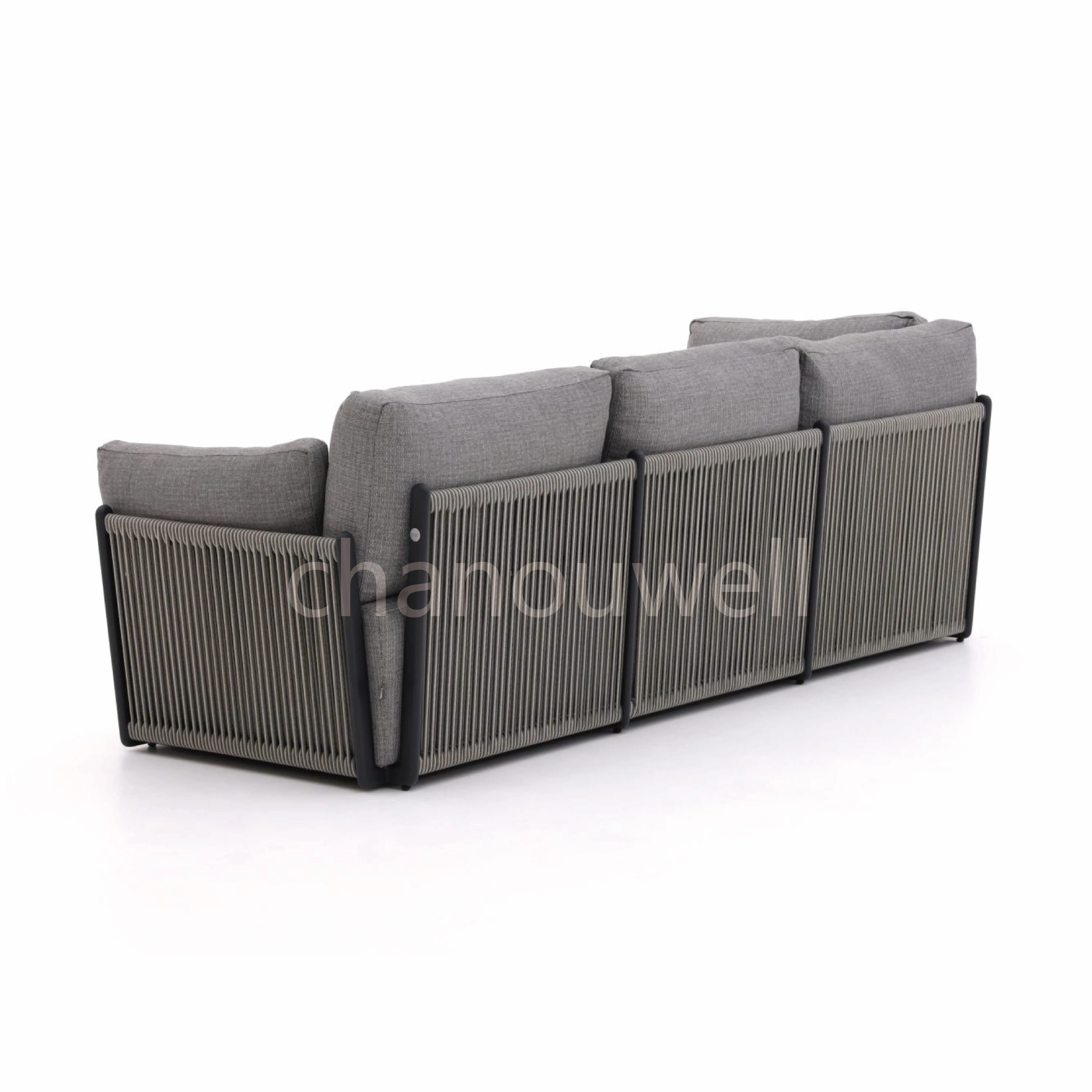 All Weather Hotel Solid Wood Sofa Patio Garden Lounge Teak Corner Sofas Sets Luxury Outdoor Furniture Outdoor Sofa Sets