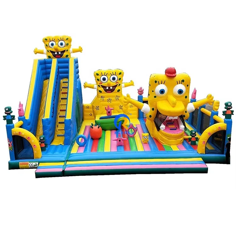 2024 New amusement park jumping castle inflatable combo castle slide inflatable castles inflatable water park for kids