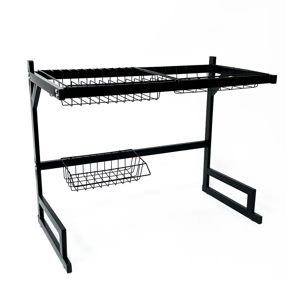 Steel drain drying rack over sink drainer shelf for kitchen storage product sink drainer dish drying rack