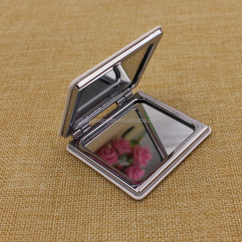 Antique Brass Compact Mirror Metal Luxury Pocket Mirror