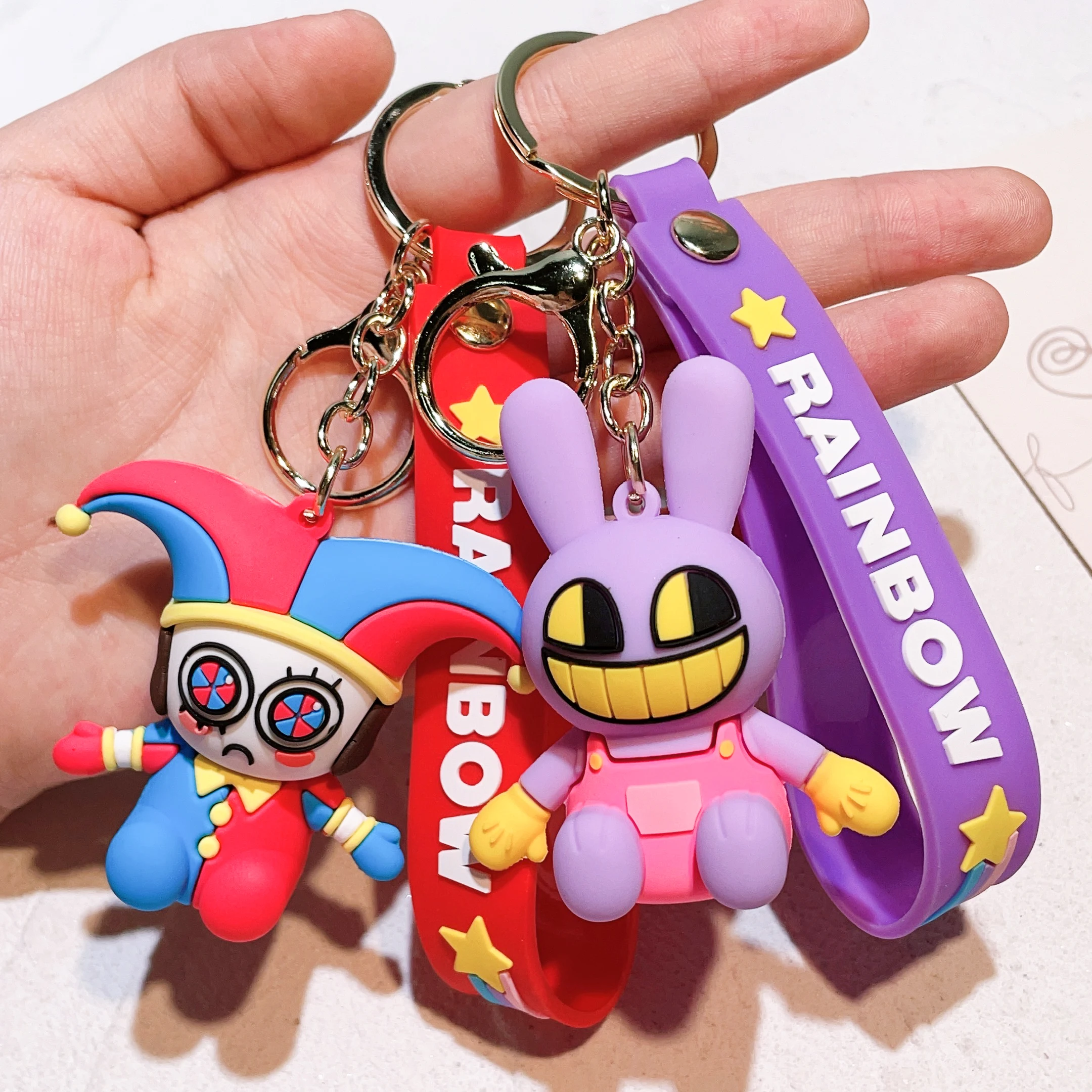 Удивительная цифровая цирковая фигурка, брелок, кавайная кулон, модель, кукла с голыми зубами, коллекция, рождественский подарок, детская игрушка