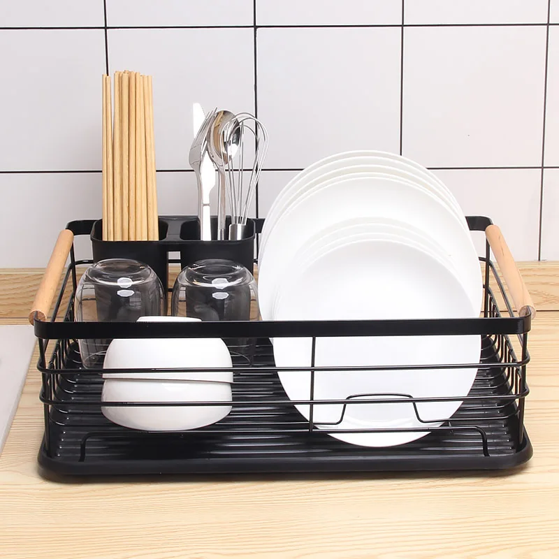 Kitchen Accessories Single Layer Extended Exspandable Over Sink Dish Rack Drainer