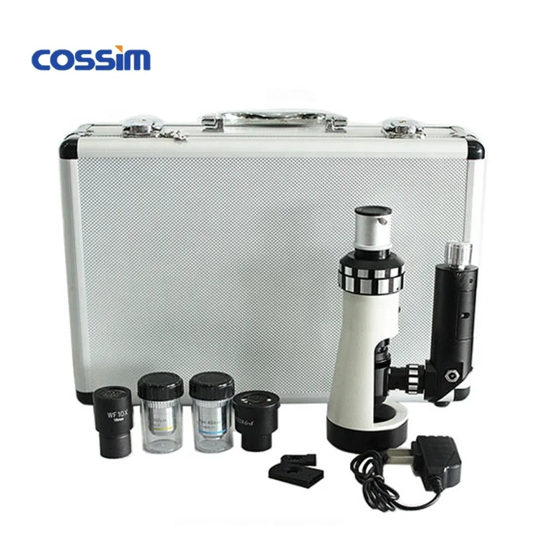 BJ-C 100X~500X Handheld Type Portable Metallurgical Microscope with Built-in Battery
