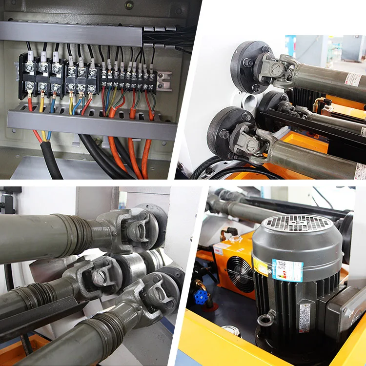 ZC28-6.3 variable speed manual pipe flat die thread rotary rolling machine