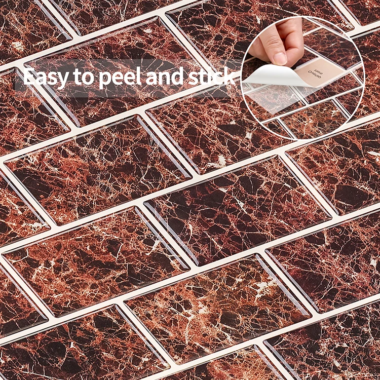 
Self Adhesive Wall Tile 30.5*30.5 Peel and Stick wall tiles Backsplash for home decoration 