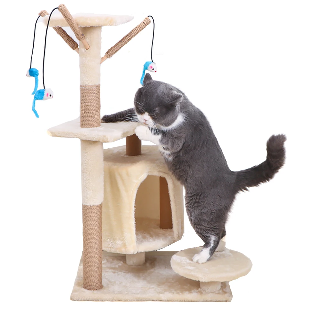 Wholesale Top Choose Cat House Tree Cat Scratcher Tree For Cat Climbing