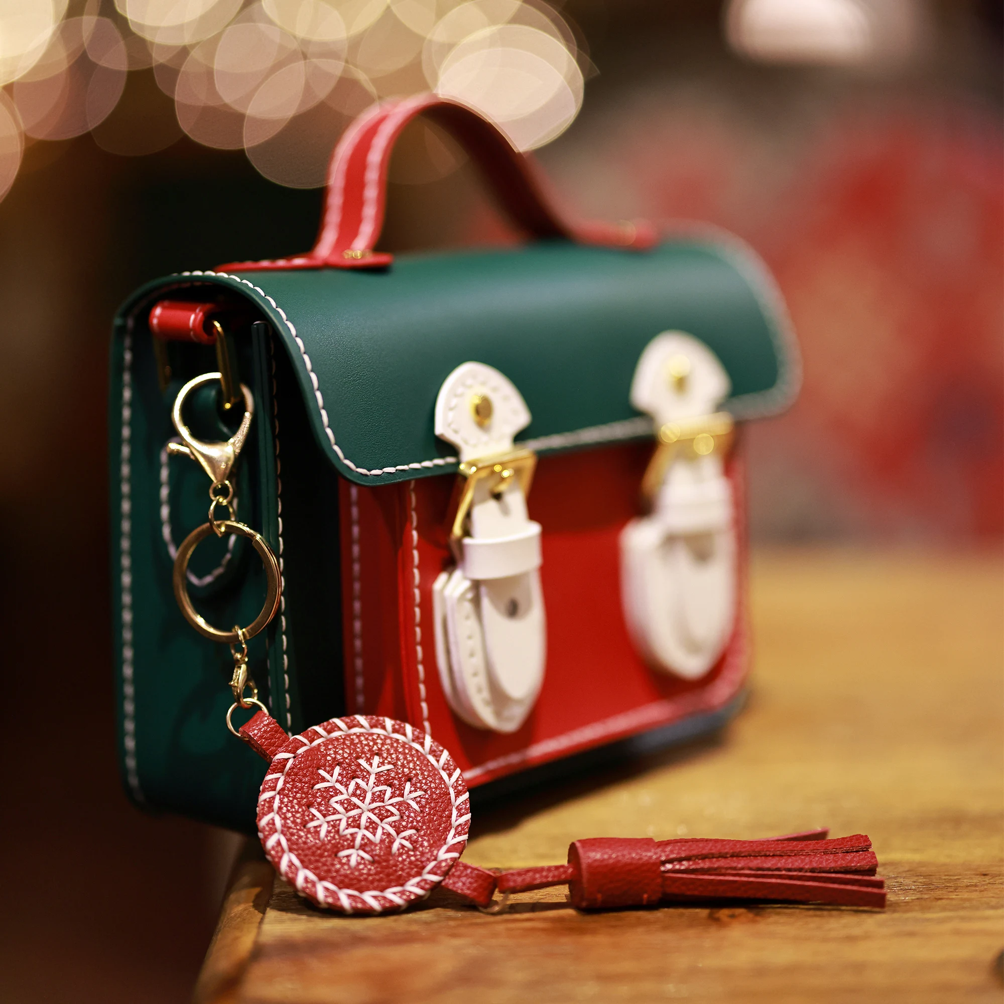 
SEWINGFISH luxury bags women handbags ladies and the Clutch Bag With Snowflake Pattern DIY leather bag 