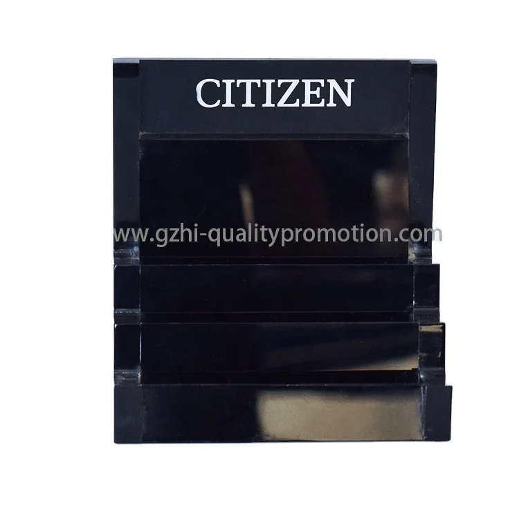HI-Quality Black Acrylic Business Card Display Name Card Holder Stand Desktop