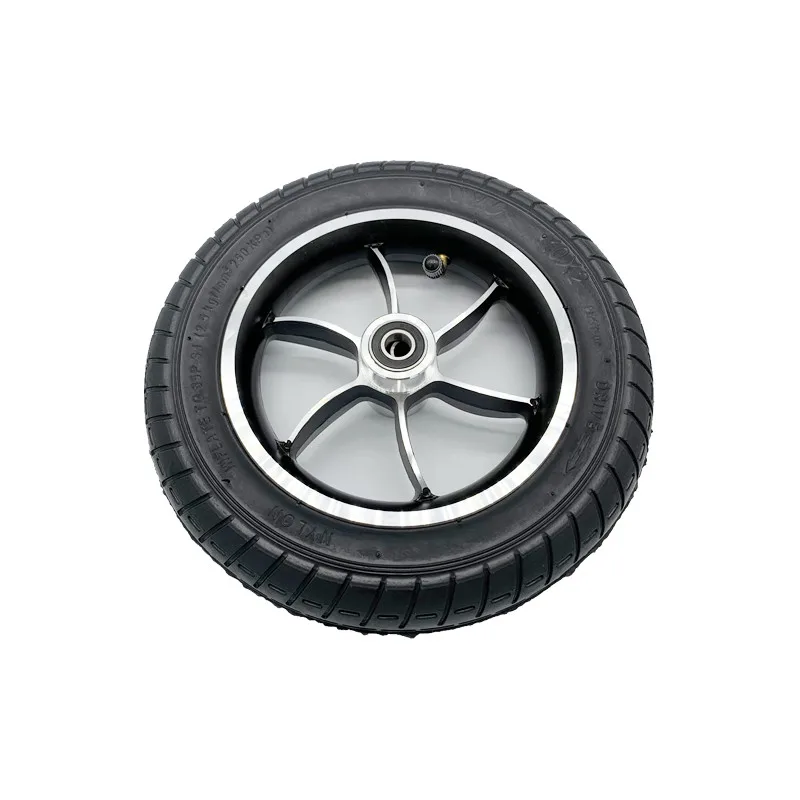 Rehabilitation Therapy Supplies 10 Inch Nylon Walker Wheelchair Wheels Pneumatic Wheel Plastic Wheelchair Accessory