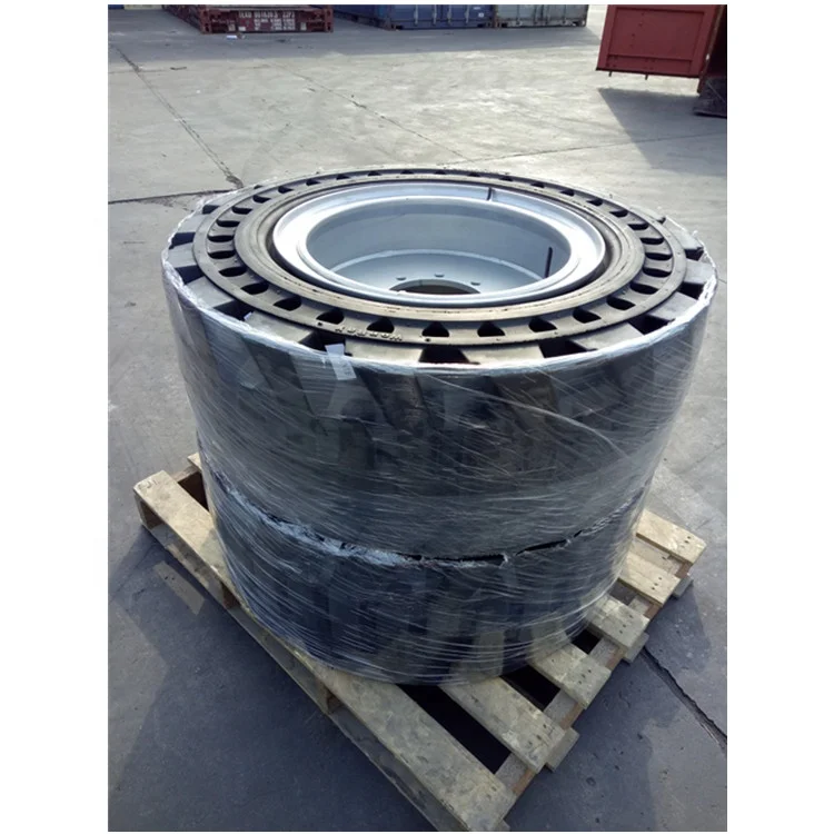 Manufacturer direct wholesale Genie S60 S65 boom lift solid tire with rim 38.5/14-20 foam filled wheel 355/55D625NHS 77791GT