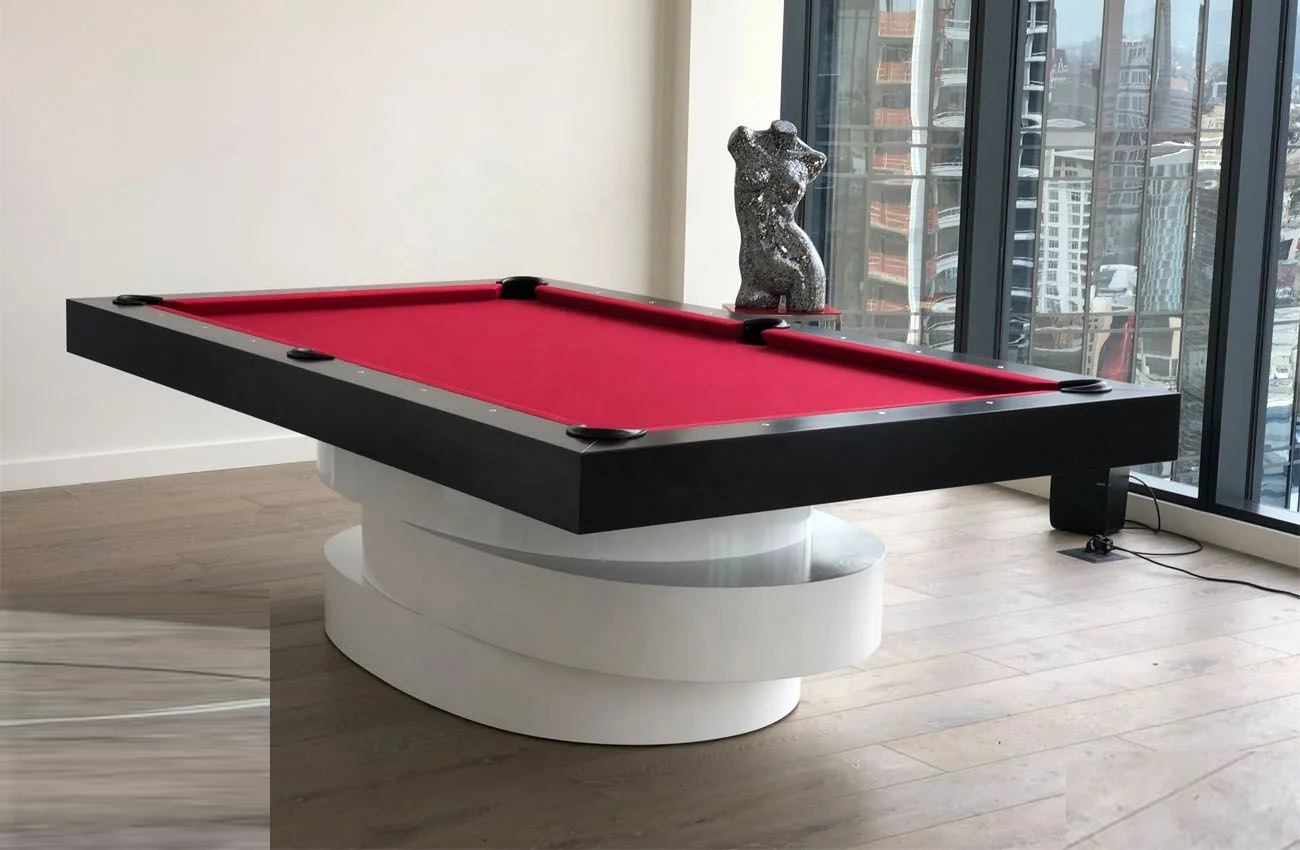 China Cheap Price Luxury Design Home Display Solid Wood 9ft 8ft 7ft Pool Table with High Quality Materials and Modern Looking