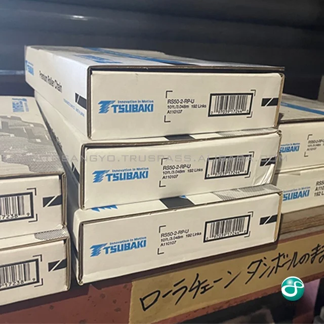 Tsubaki roller chain as track chain with world standards JIS , ASME , ISO RS  SS LMD JL OL
