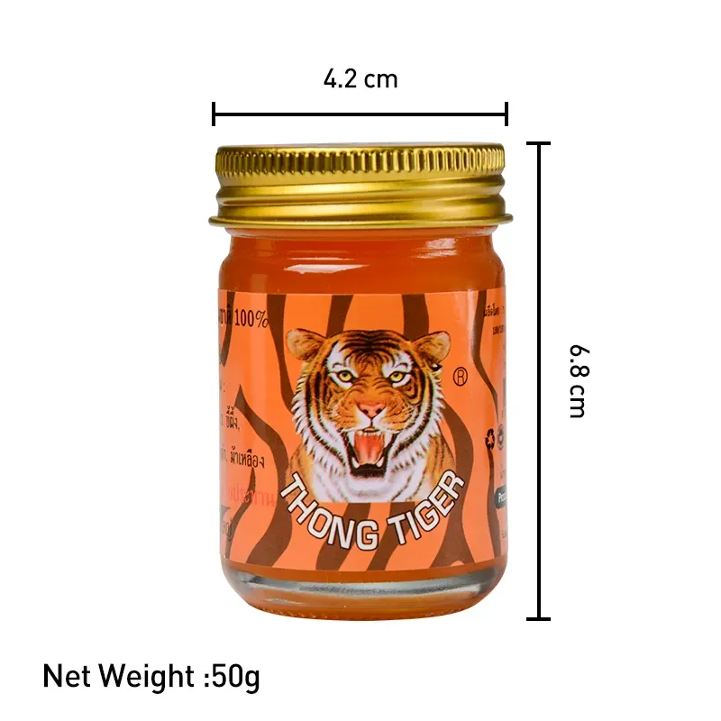 Health product 50g fast pain relief  ointment arthritis knee back shoulder custom logo Thailand Tiger Balm cream