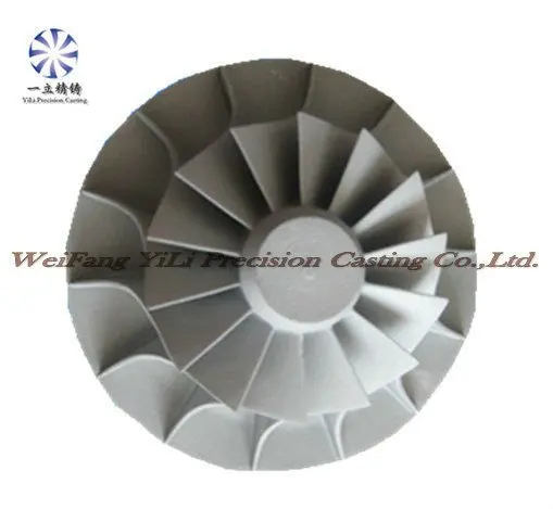 Aluminum alloy die casting compressor wheel for railway wagon parts