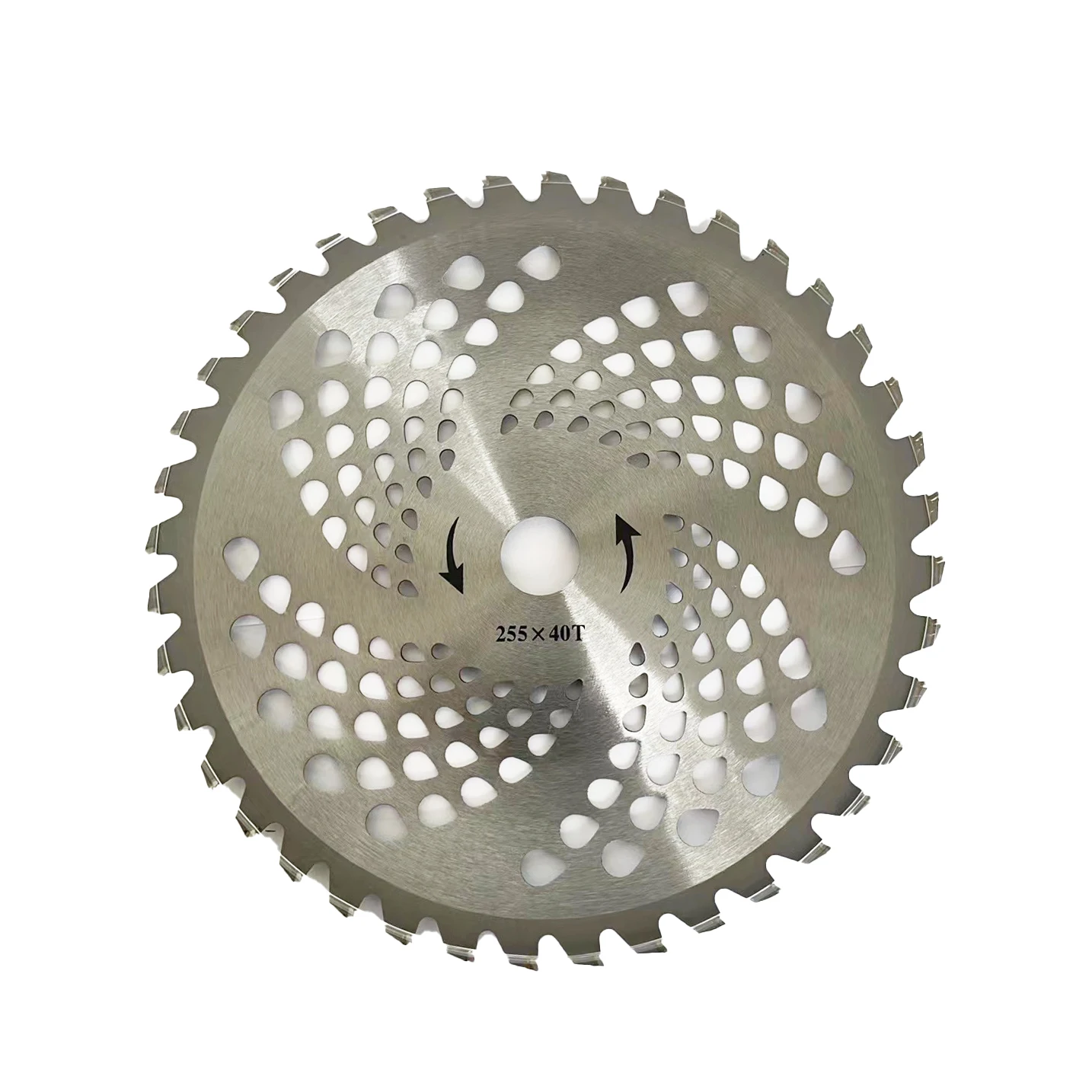 Electric rotary lawn mower blade Powerful teeth brush cutter blade for garden machinery parts