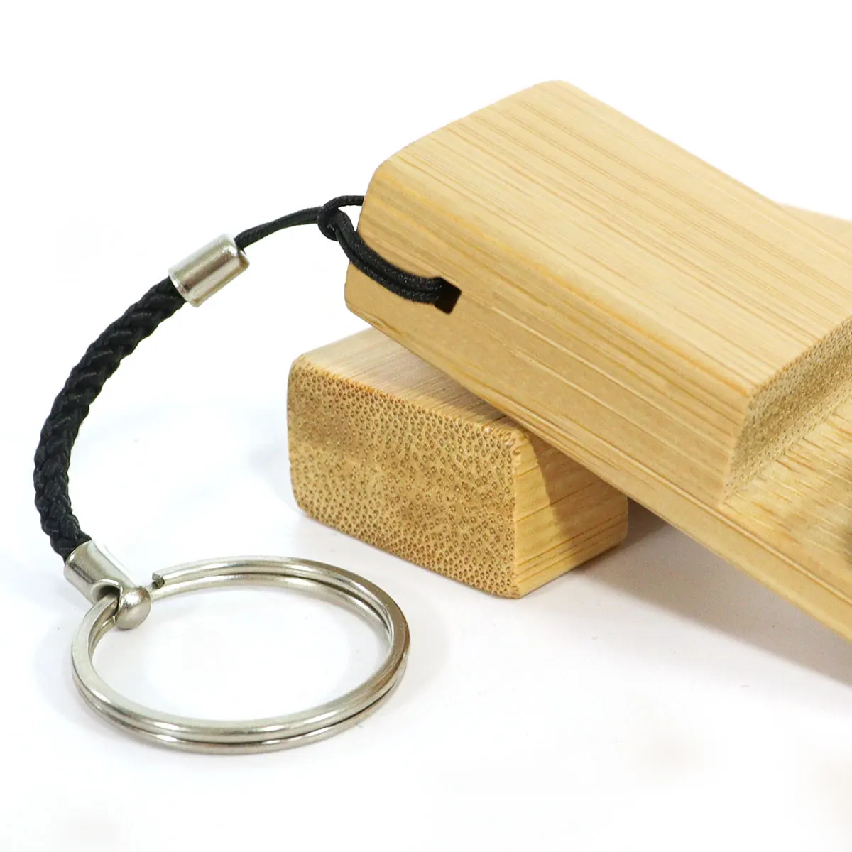 portable Engravable Personalized Blank keyring accessories key chain phone standee wood key chains bamboo phone stand holder