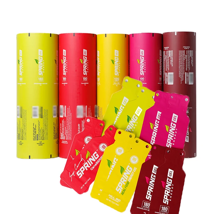 Aluminum Foil Plastic Food Packaging Laminating Film Roll for Food Packaging OPP Plastic Roll Stock Film