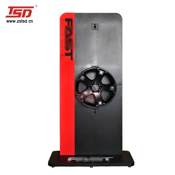 Custom Hot Floor Standing Metal Bike Alloy Wheel Rim Display Stands bicycle Car