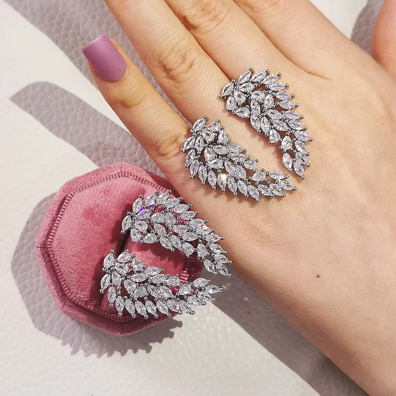 Unique Design Adjustable Opening Ring for Women with a Sense of Fashion and Light Luxury