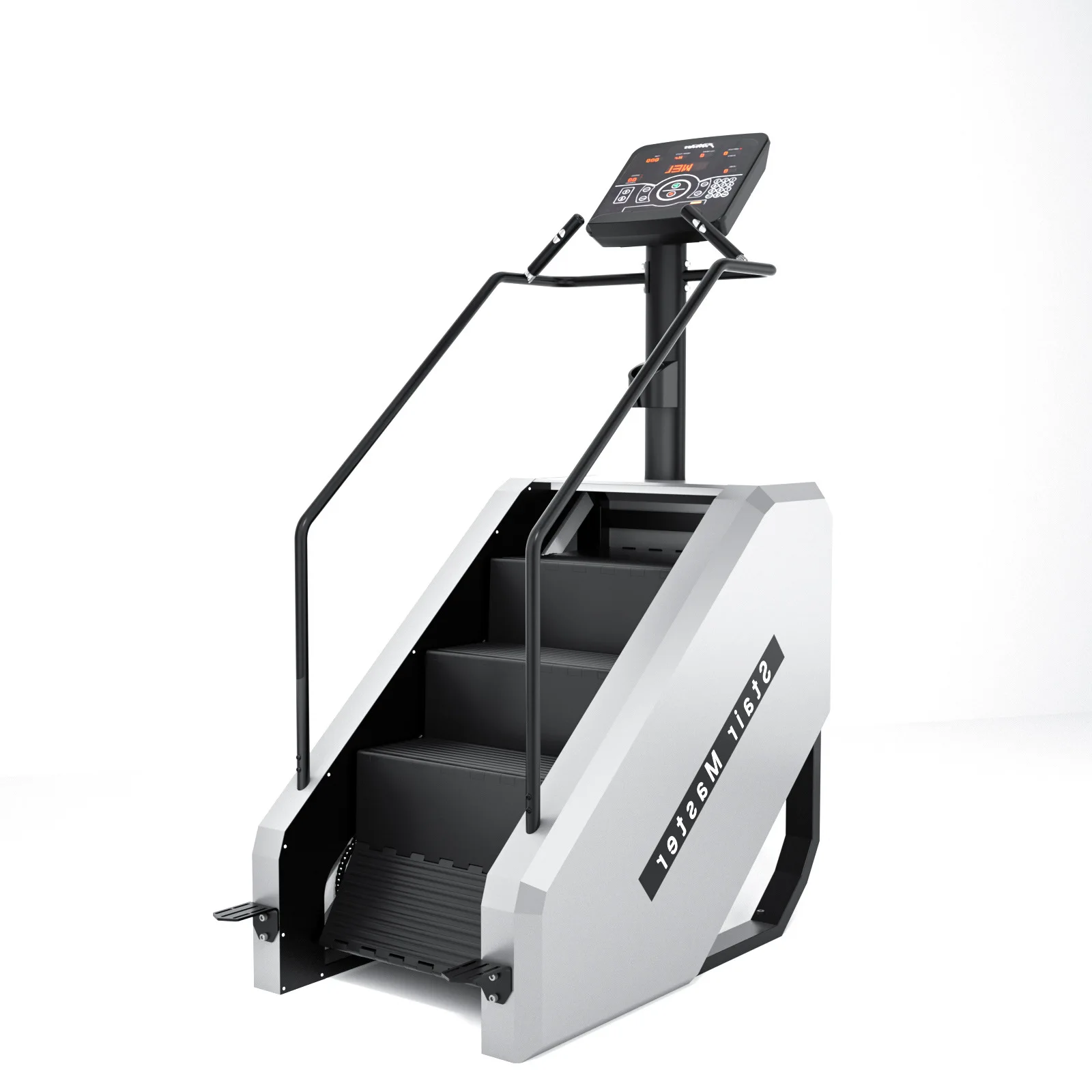 Popular High Quality Gym Fitness Stair Master with Factory Direct Aerobic Training Stair Machine Stair Climber Black Wooden Case