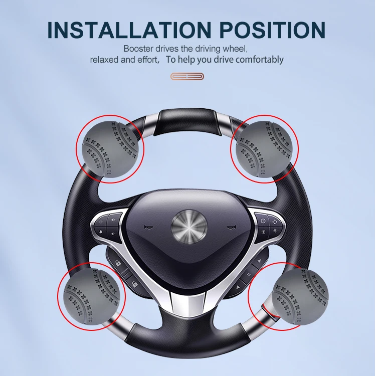 Factory Wholesale Price Convenient Power Handle Car Steering Wheel Spinner Booster Knob Ball