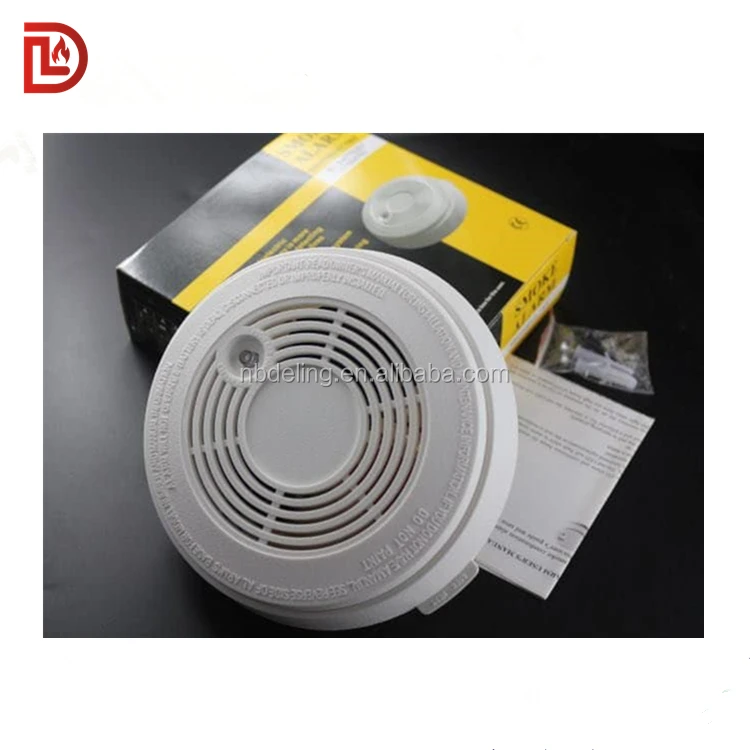 Fire Alarm Test Button Low Battery Signal Operated 1-Year Product Life Smoke Alarm