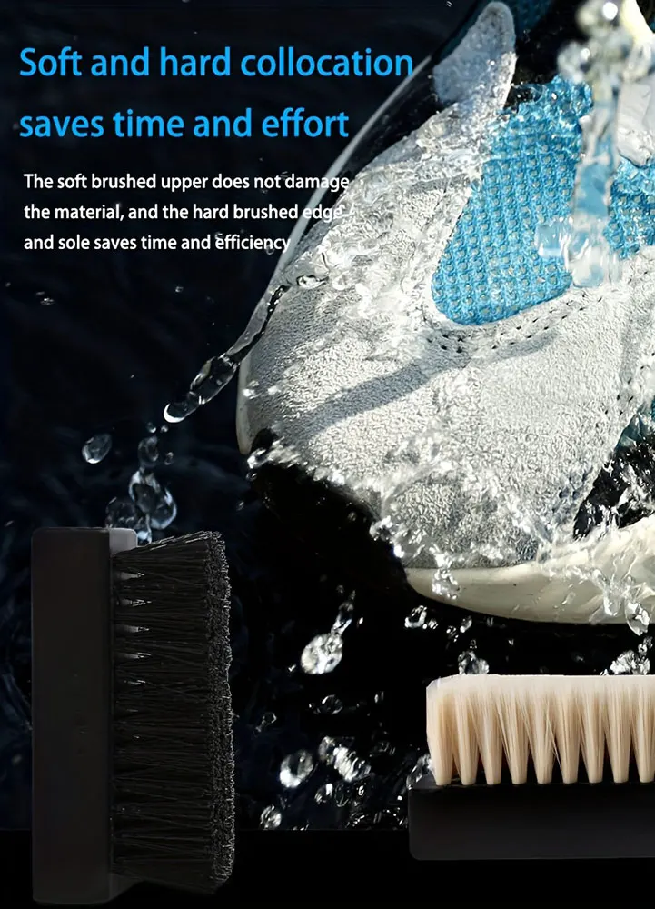 pig sideburns wood bristle sneaker cleaning brush Used To Shoes Cleaning