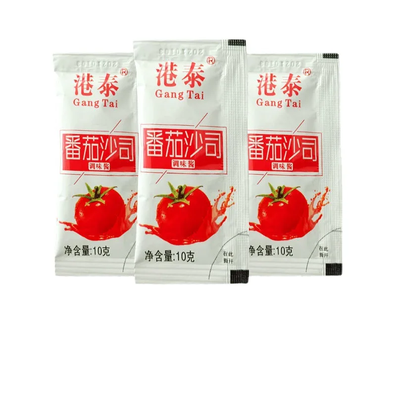 2024 Новый томатный соус хорошего вкуса 10 г * 600 пакетиков натурального органического томатного соуса высокого качества горячий