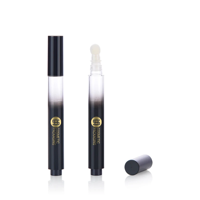 Professional OEM New Style Empty Press Type Liquid Lipstick Tube Empty With Sponge