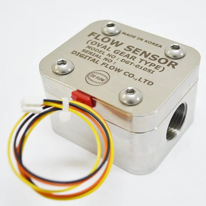 DGT-010SI Flow Meter oval gear type Internal thread type flow meter integrating meter Flow Sensor  PD Meter Available for m