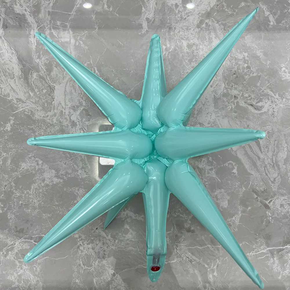 Star Balloons pastel Explosion 12 Point Starburst Foil Cone Balloons for Christmas Birthday New Year Backdrop