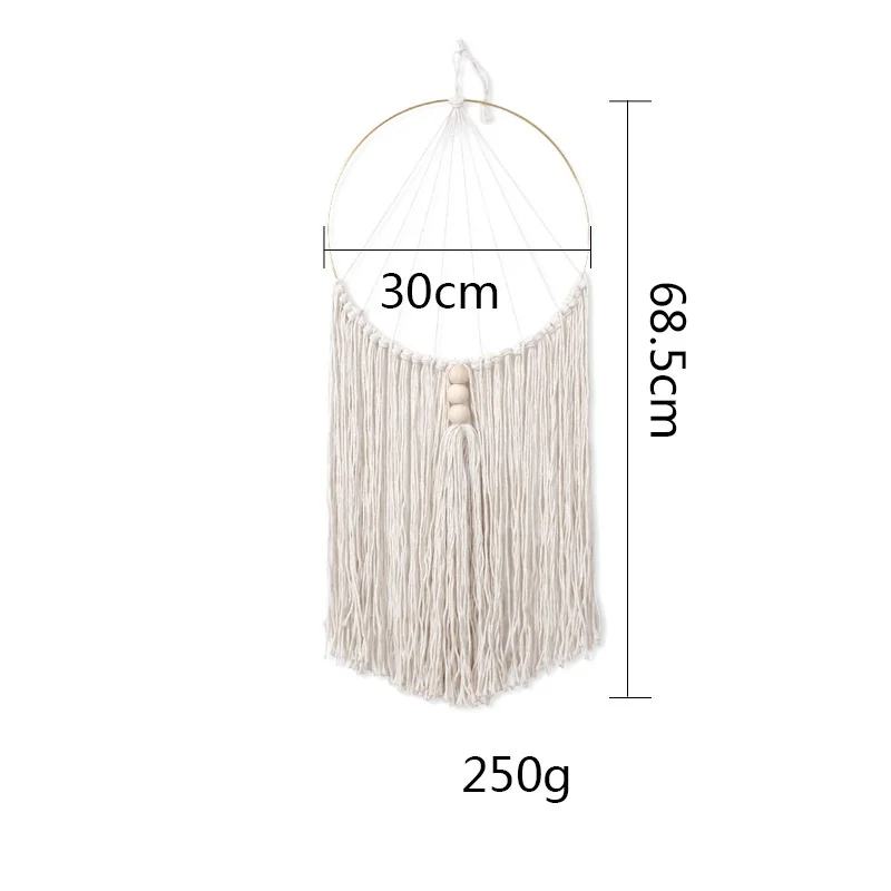 Circles Bohemian Macrame Wall Hanging Handmade Home Decor Dream Catcher