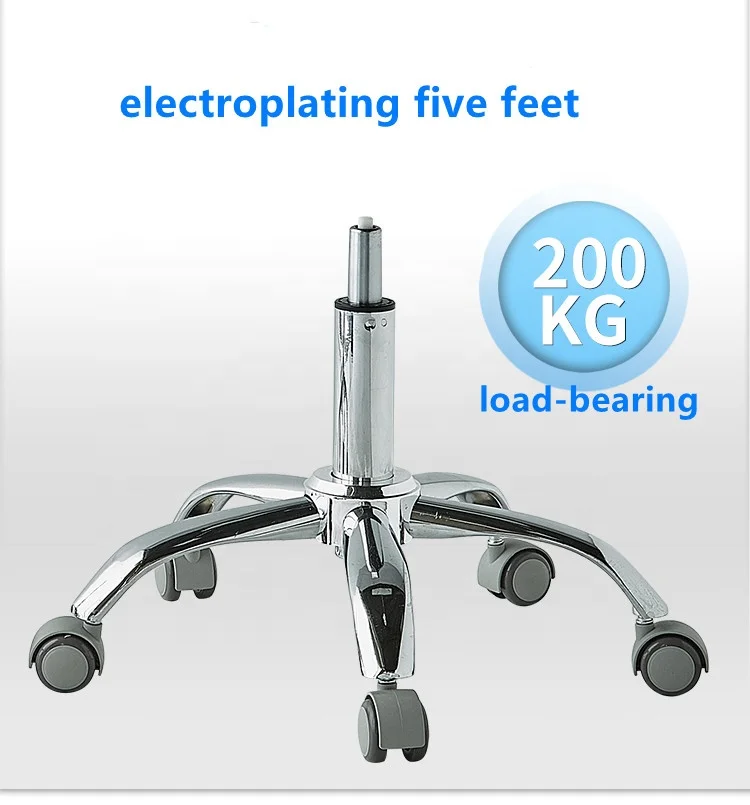 Height Adjustable Leather Easy to Clean Swivel Gas Lift Manicure Hair Salon Chair with wheel-Adjustable