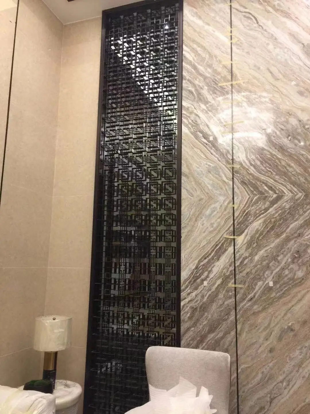 New design stainless steel sheet welding screens used as room divider partition wall