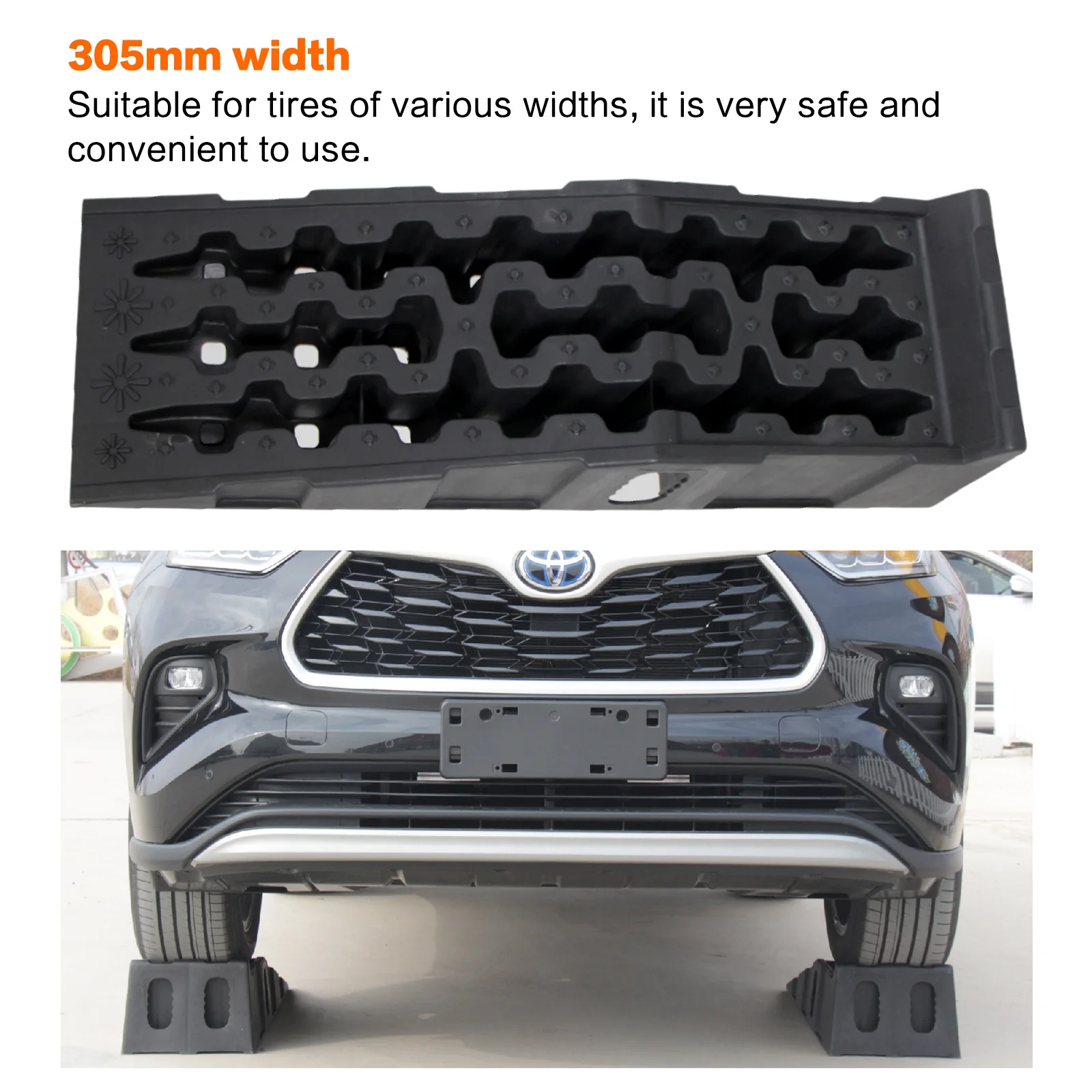 Vehicle Service Ramp Set, Heavy Duty Truck Ramps for Vehicle Maintenance