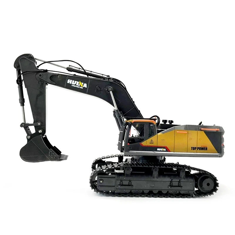 Huina 1721 1/50 New Alloy Diecast Excavator Static Version Simulation Metal Engineering Construction Model Hobbies And Toys
