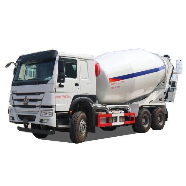 self loading concrete mixer for sale Sinotruck 6X4 concrete mixer truck  professional manufacture concrete mixer truck factory