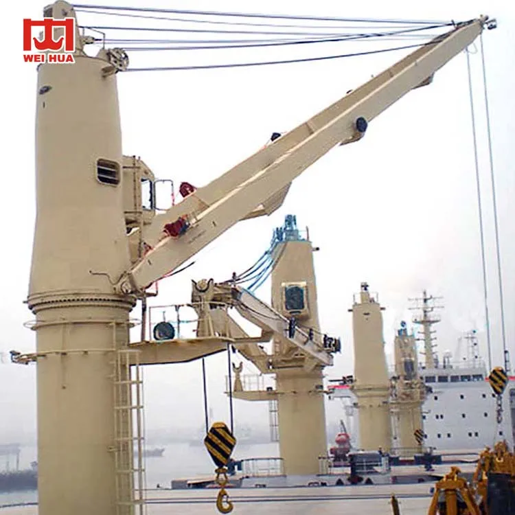 30 ton boat crane 35 ton marine hydraulic deck crane price