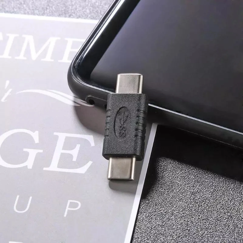 Мини USB Type-C USB-C Расширение муфта адаптер мужской/женский на обоих концах для подключения внешних устройств к/женский разъем штепсельные вилки до 10