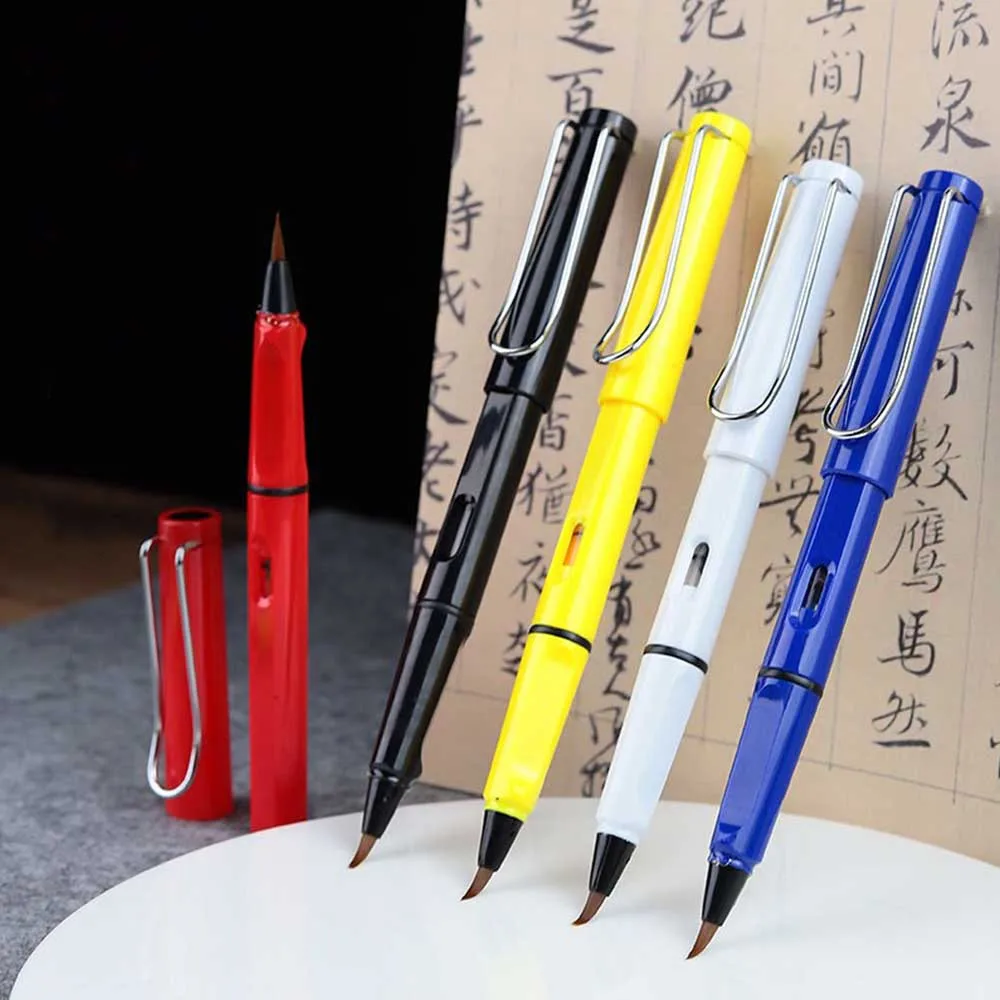 Fountain Pen Type Writing Brush Calligraphy Pen Soft Hair Painting Drawing Regular Script
