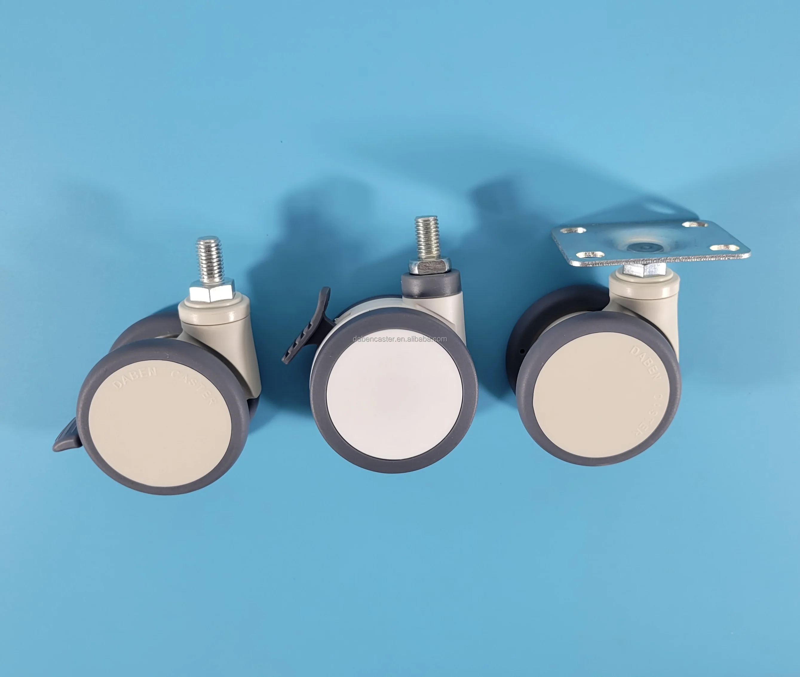 Factory Price 3 Inch  Double Wheels Furniture office Caster for hospital medical furniture Chair wheels