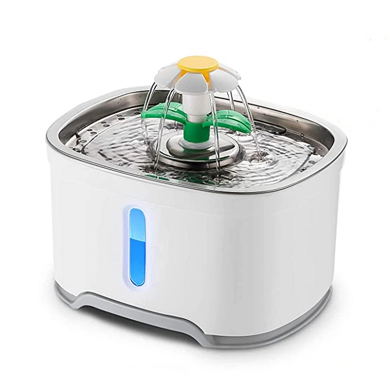 New Arrival Flowing Water Machine Pet Bowls Dog Cat Water Fountain Filter Cat Pet Feeder