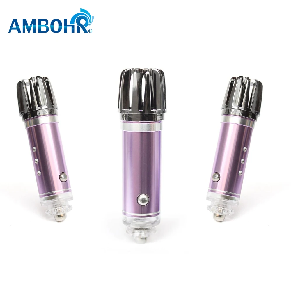 Миниатюрный портативный Ионный автомобильный очиститель воздуха AMBOHR 12 В удаление запахов для