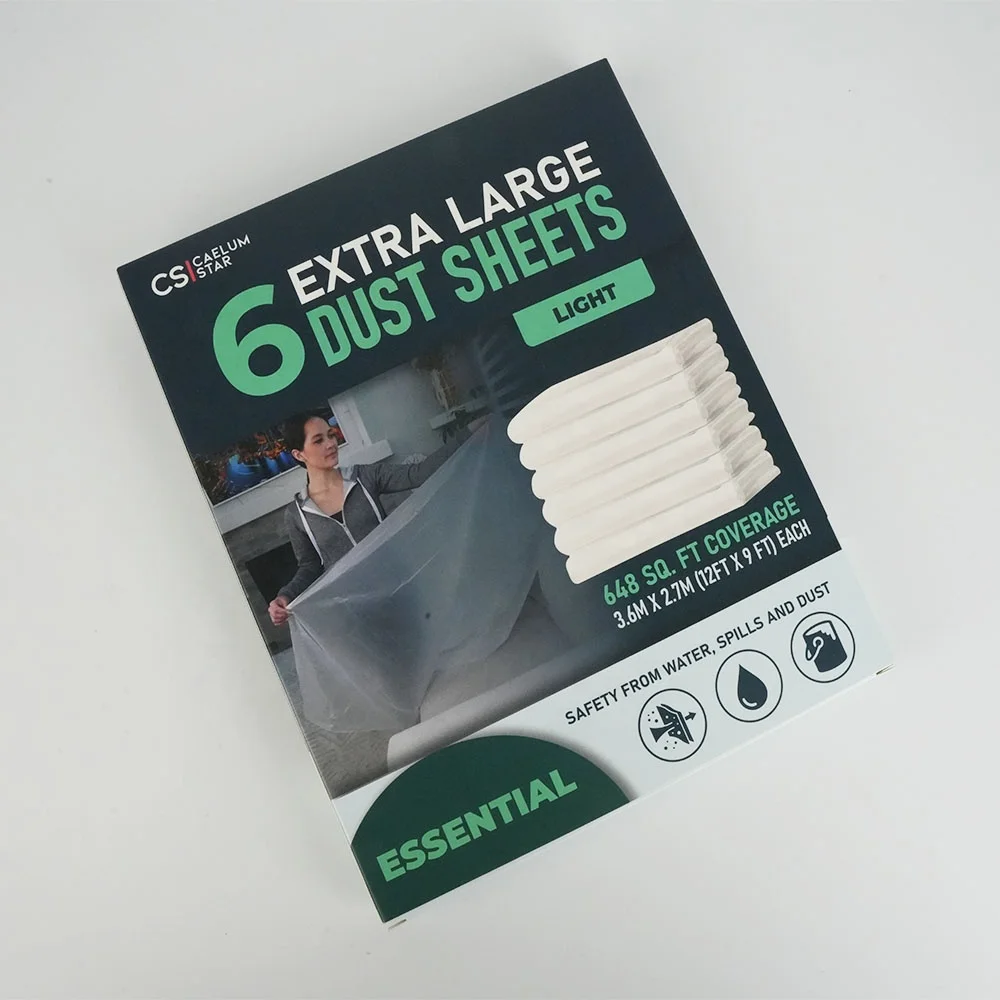 Box printing Custom Logo Long Cardboard Packaging Boxes Extra Large Dust Film Box For Protection Film