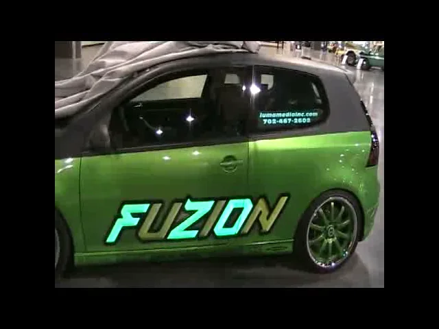 high brightness EL car sticker  car wrap EL poster EL sticker for car with light up function support custom  no MOQ demand