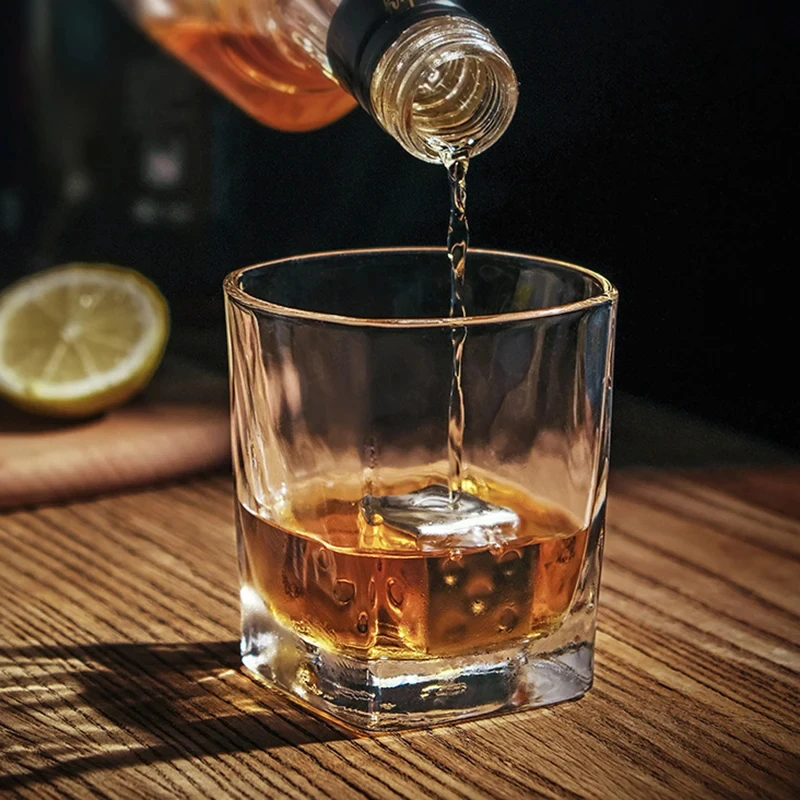 Beer Mug Glass Tumbler Transparent Clear Drinkware Fashion Water Spirit Cup Bar Home Wholesale Whisky Beer Cup