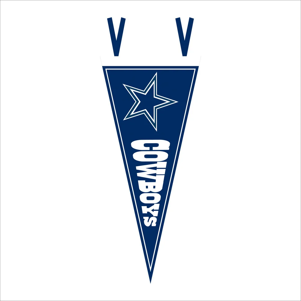 Wholesale Custom Sublimation Triangle Hanging Flag Banner Pennant High Quality Promotional Handmade Felt Flag Felt Pennant