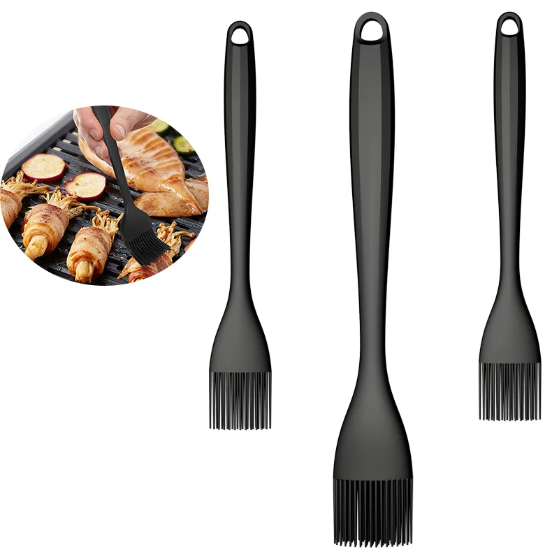 
Silicone Heat Resistant Basting Brush BBQ Grill Barbeque and Kitchen Baking Pastry Oil Brushes For Baste Pastries Cakes Meat 